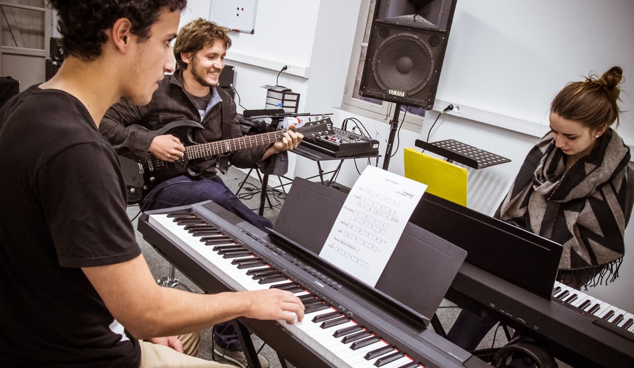 Regroupement à la Rockschool