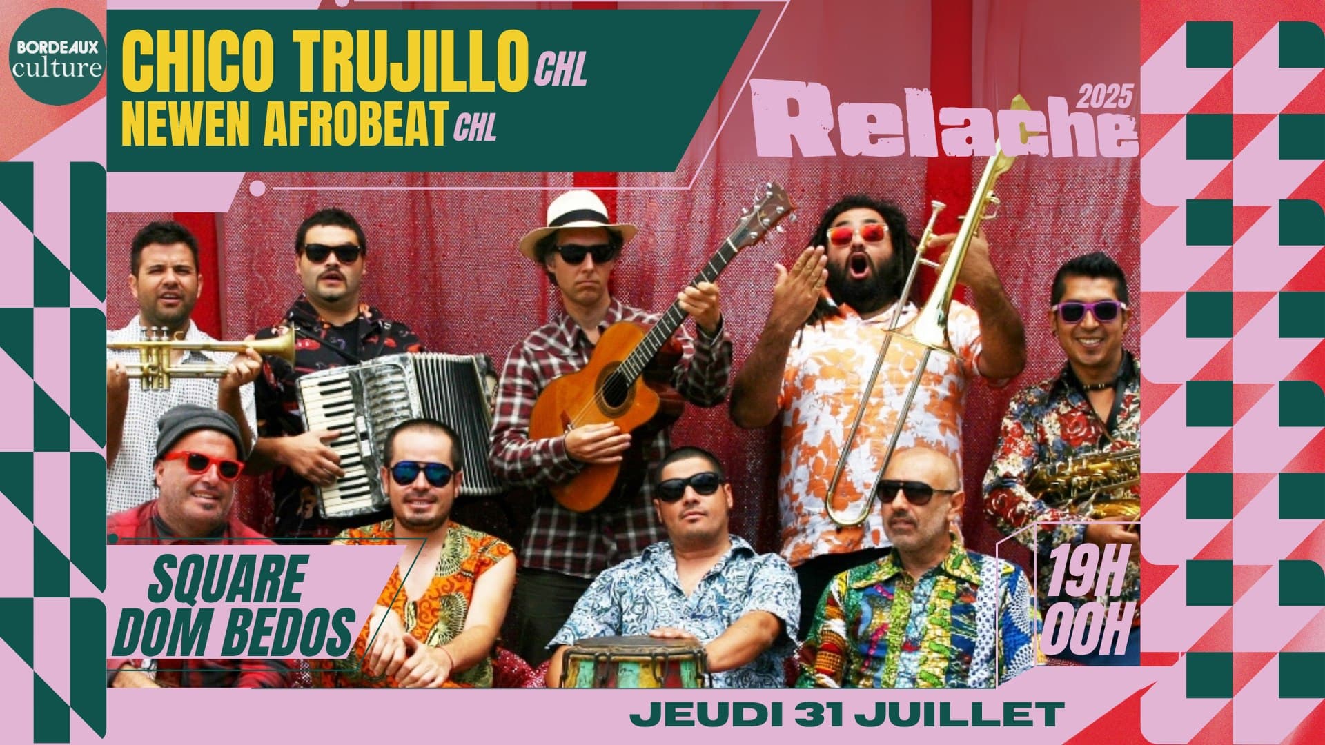 RELACHE #16 : CHICO TRUJILLO (CHL) + NEWEN AFFROBEAT (CHL)