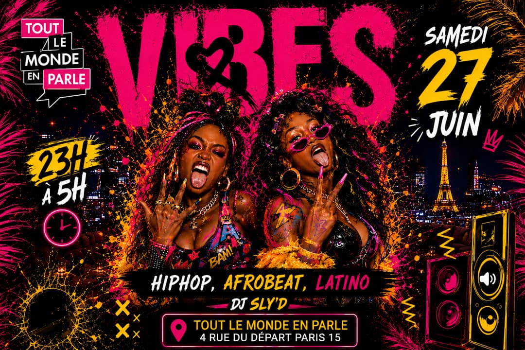 Soiree VIBES club rooftop , hiphop ,afrobeat , latino