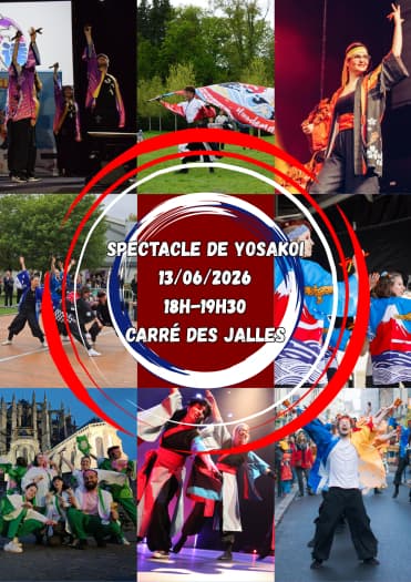 Spectacle de Yosakoi - danse japonaise