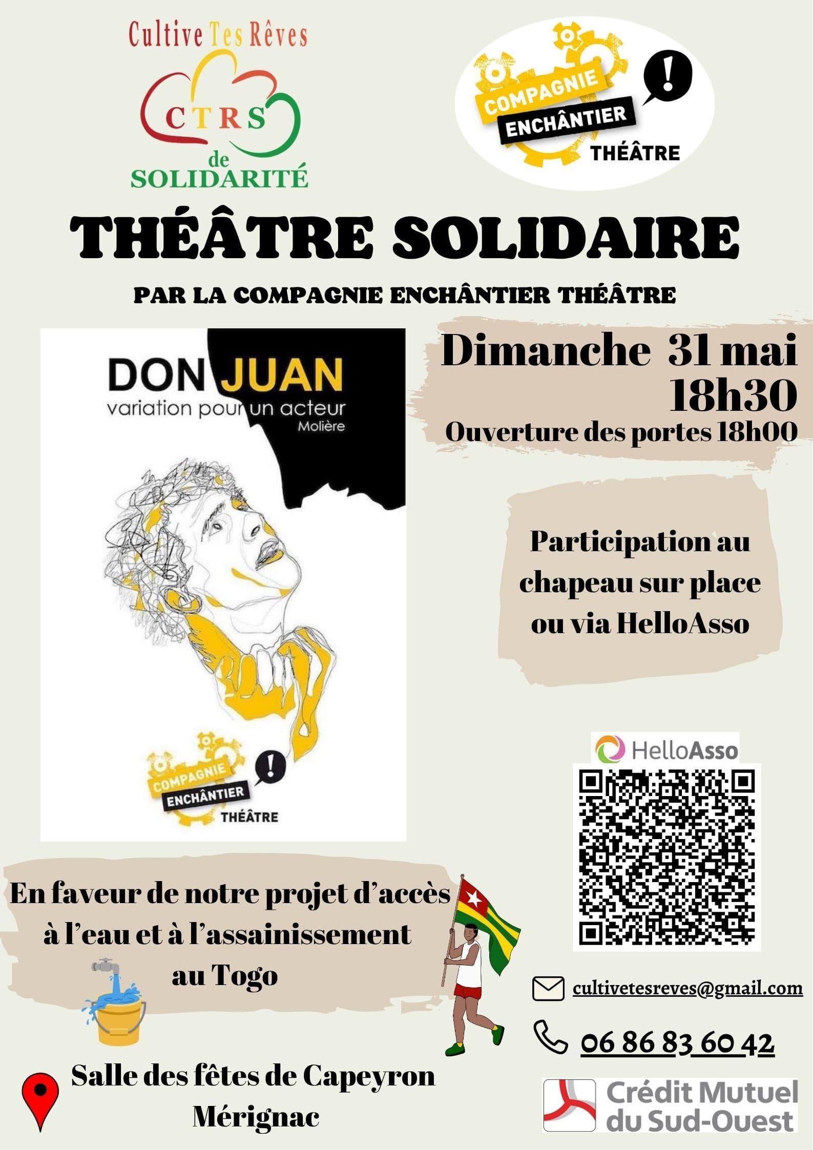 Don Juan de Molière : Compagnie Enchântier Théâtre