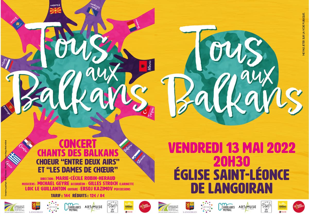 ''TOUS AUX BALKANS'' - CHOEUR ENTRE DEUX AIRS & LES DAMES DE CHOEUR