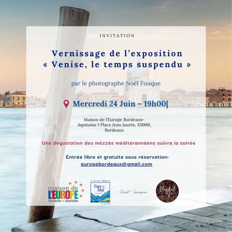 Vernissage de l’exposition « Venise, le temps suspendu »