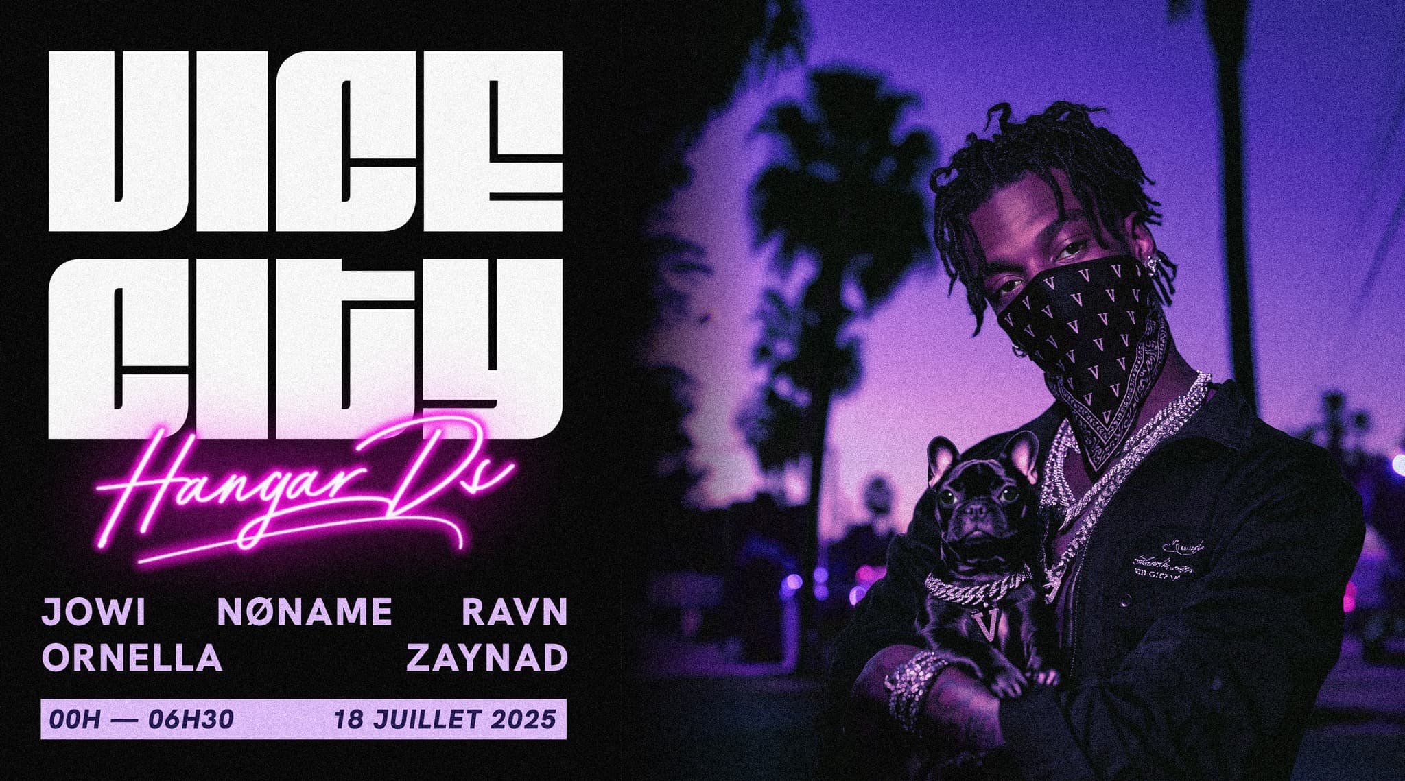 VICE CITY – HOT SUMMER RAVE // JOWI / NØNAME / ORNELLA / RAVN / ZAYNAD