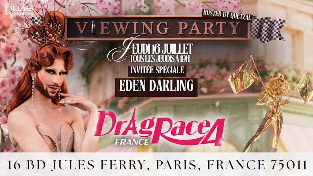 Viewing Drag Race France avec Eden Darling - Drag Invasion