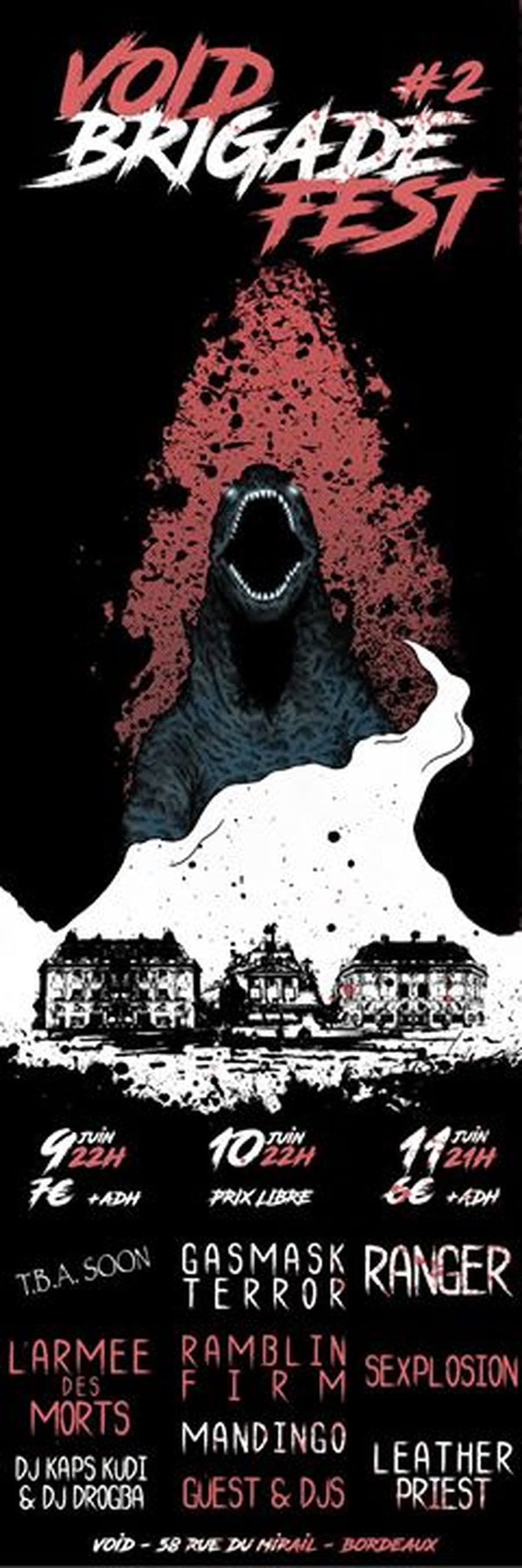 VOID BRIGADE FEST #2, jour 2 : Gasmask Terrör + Ramblin Firm + Mandingo
