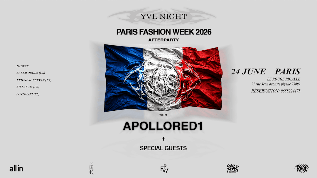 YVL NIGHT - PFW AFTER PARTY - WITH APOLLORED1 - Le ROUGE