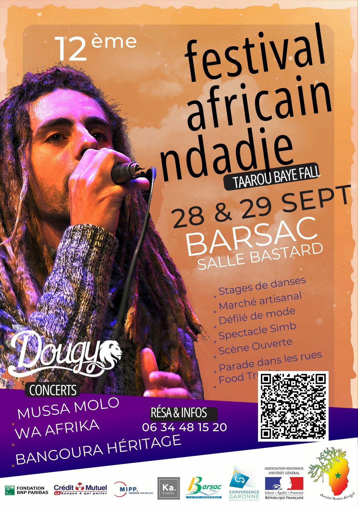 12ème Festival Africain NDADJE Taarou Baye Fall