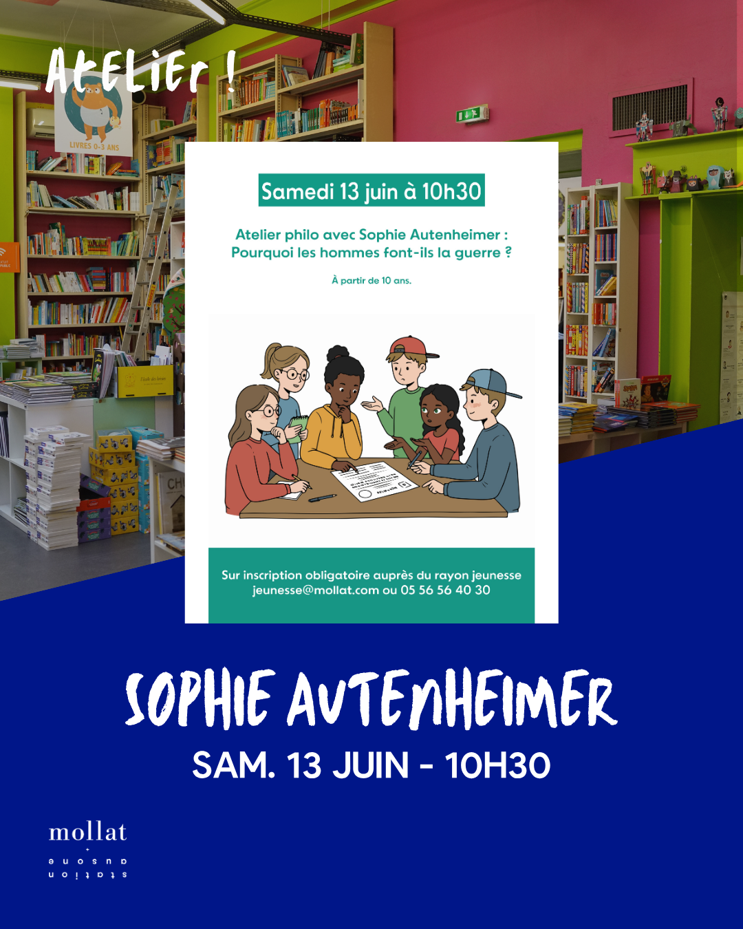 Lecture / Atelier philosophie avec S. Autenheimer