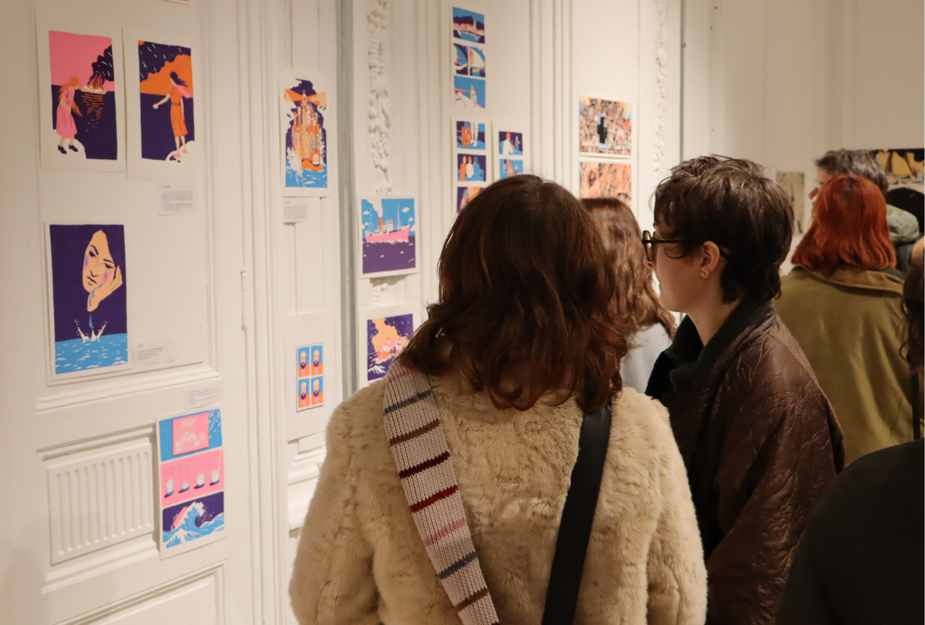 Illustration et BD / Exposition de travaux graphiques en création par quatre jeunes auteurices