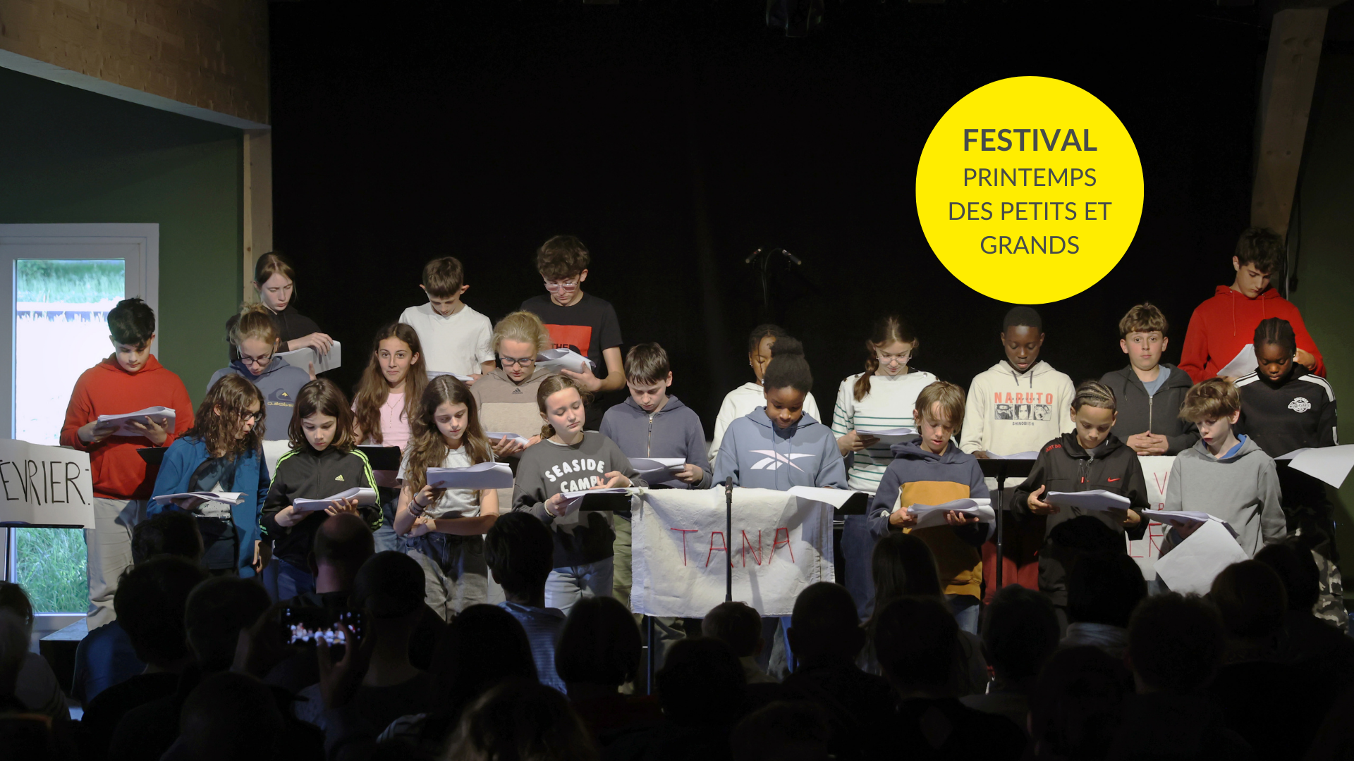 Printemps des Petits et Grands - Lecture des Collégiens
