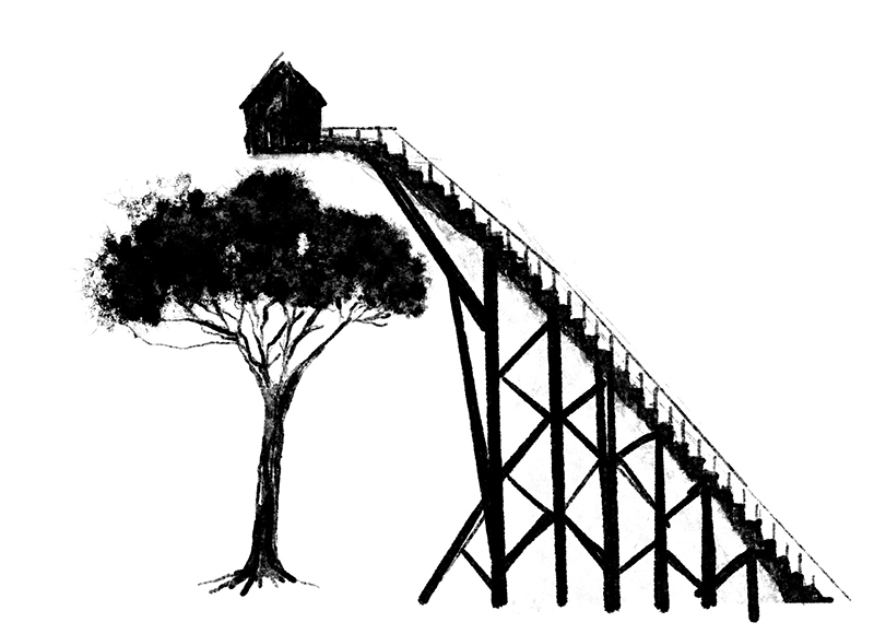 La ville, la cabane, la forêt et les champs