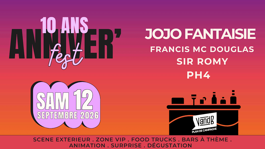 Anniver'Fest 10 ans