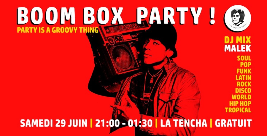 BOOM BOX PARTY !