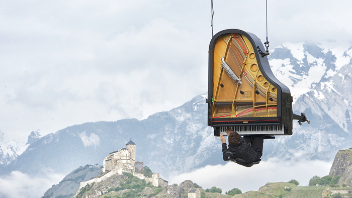 ''Chantier, Piano Vertical'' : récital de piano en hauteur