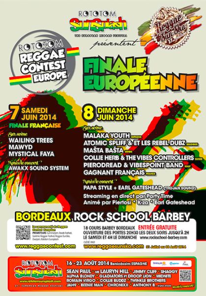 European Reggae Contest - Finale Française
