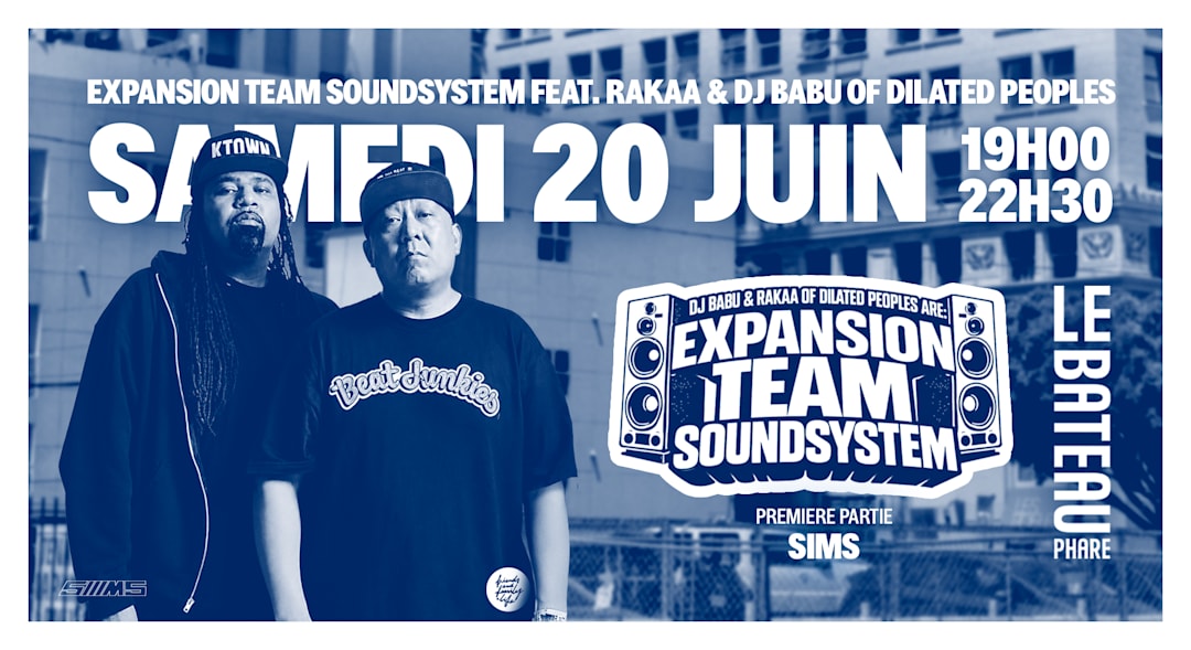Expansion Team Soundsystem (Rakaa & DJ Babu) + Sims