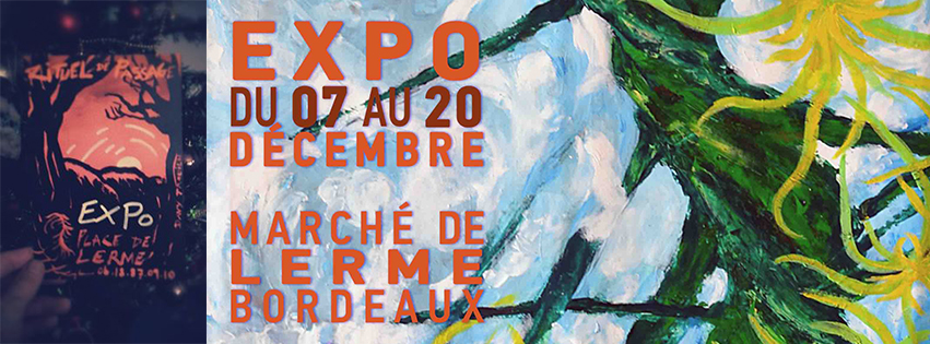 Expo Peinture / Rituel de Passage / Bordeaux (déc) / Davy Trouilh