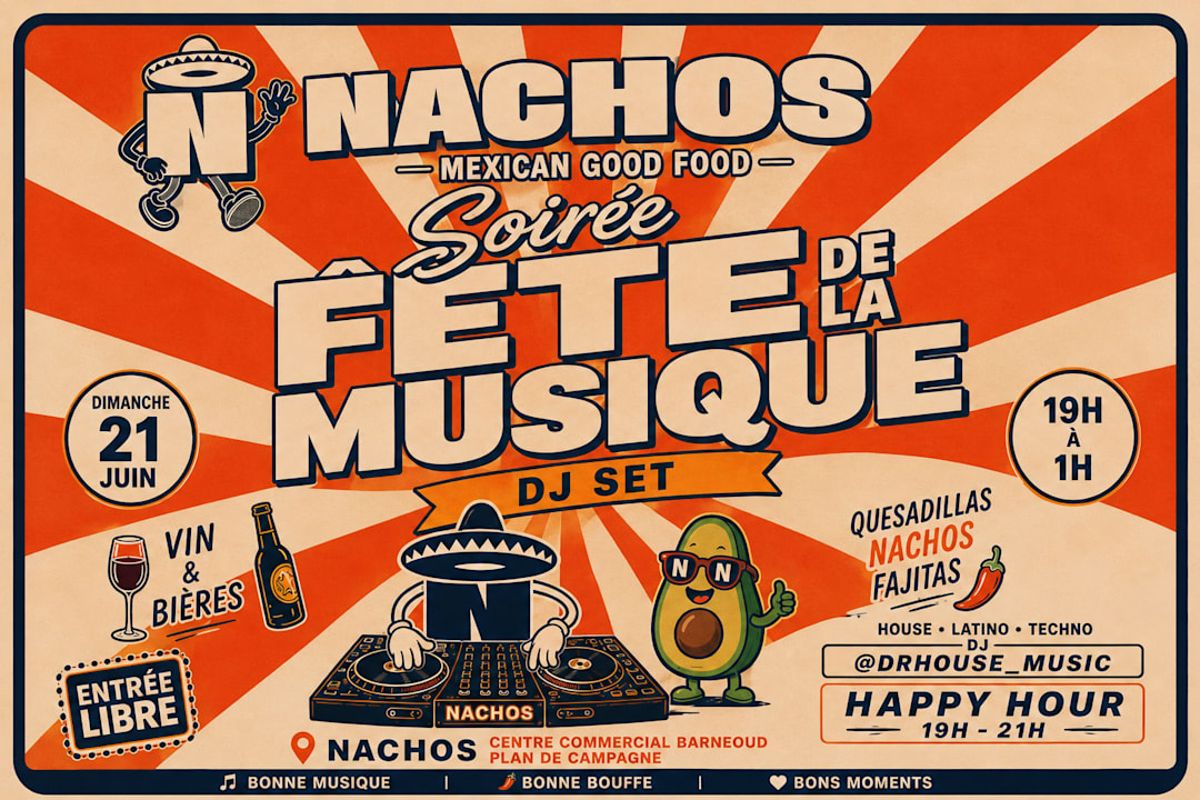 FÊTE DE LA MUSIQUE | DRHOUSE_MUSIC X NACHOS (21.06)