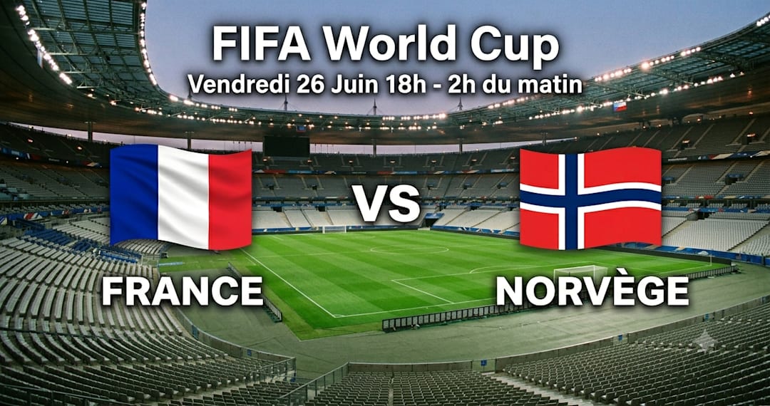FRANCE VS NORVÈGE FIFA WORLD CUP & DJ POP