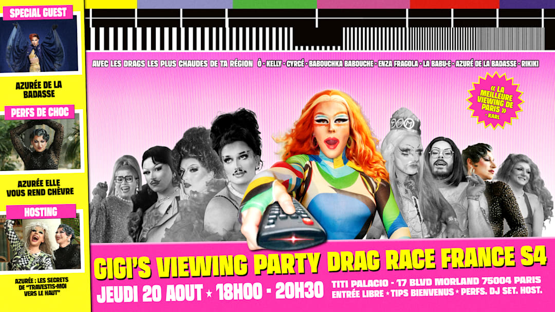 GIGI’S VIEWING PARTY - DRAG RACE FRANCE SAISON 4! - EP 07!