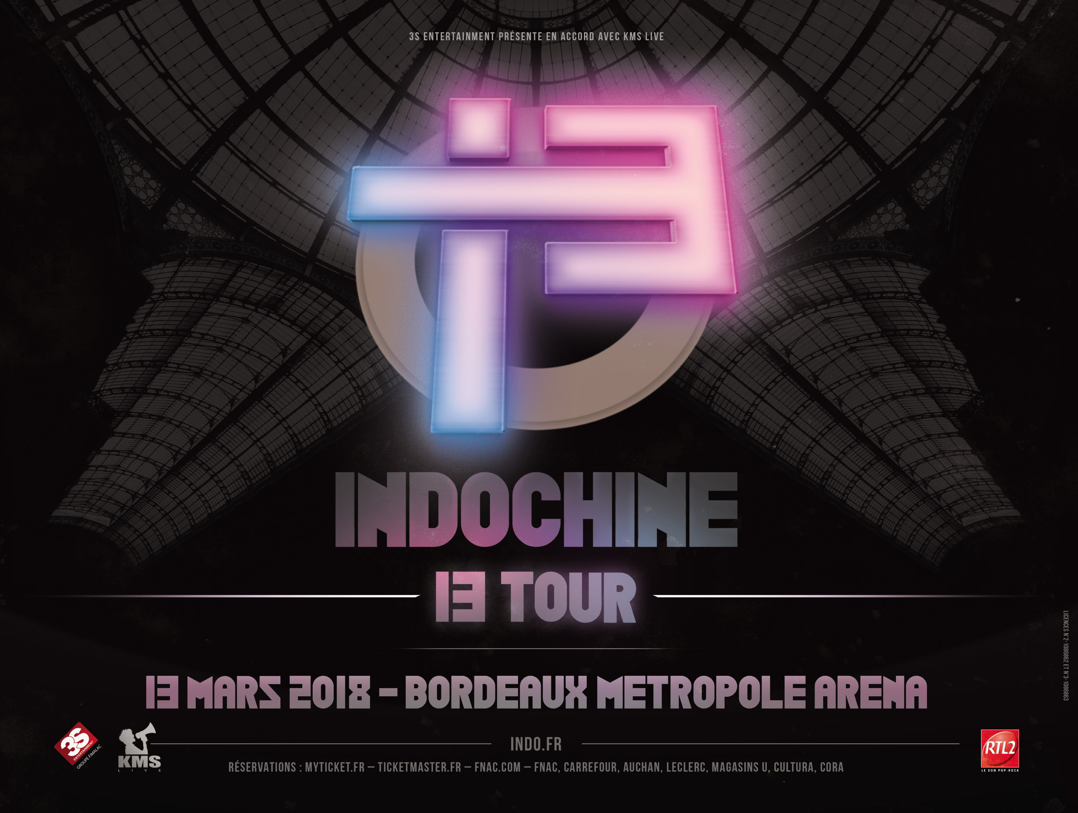 INDOCHINE - 13 tour