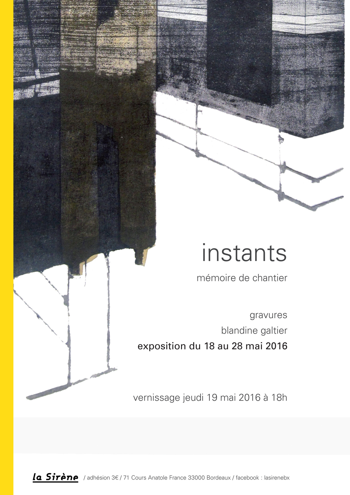 INSTANTS mémoire de chantier