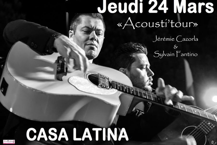 Jérémie Cazorla et Sylvain Fantino ''Acousti'tour''