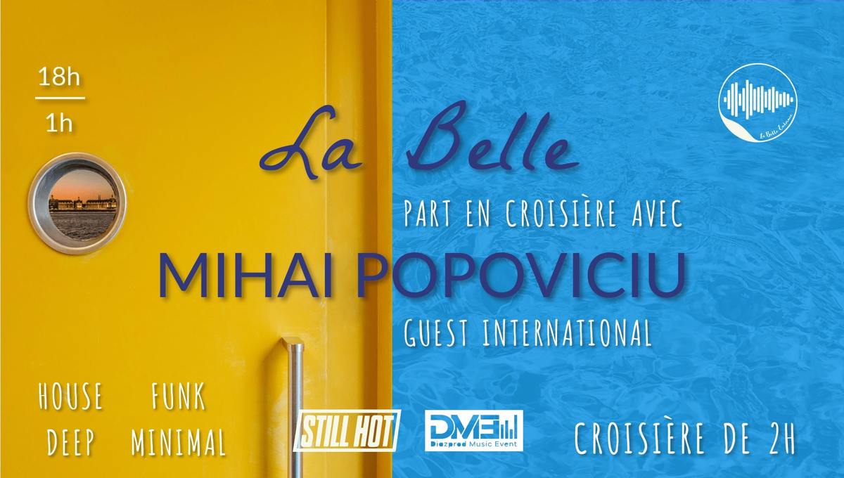 La Belle part en croisière - Péniche Sonore