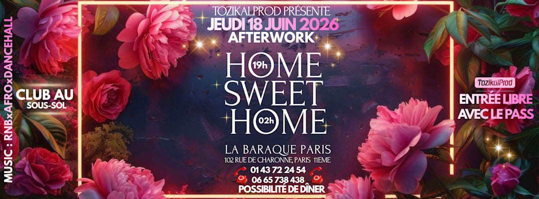 Le Meilleur Afterwork - Home Sweet Home - Big Party