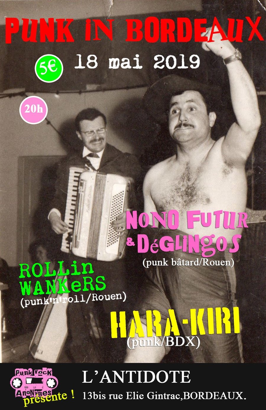 Nono futur + Rollin wankers + Hara kiri