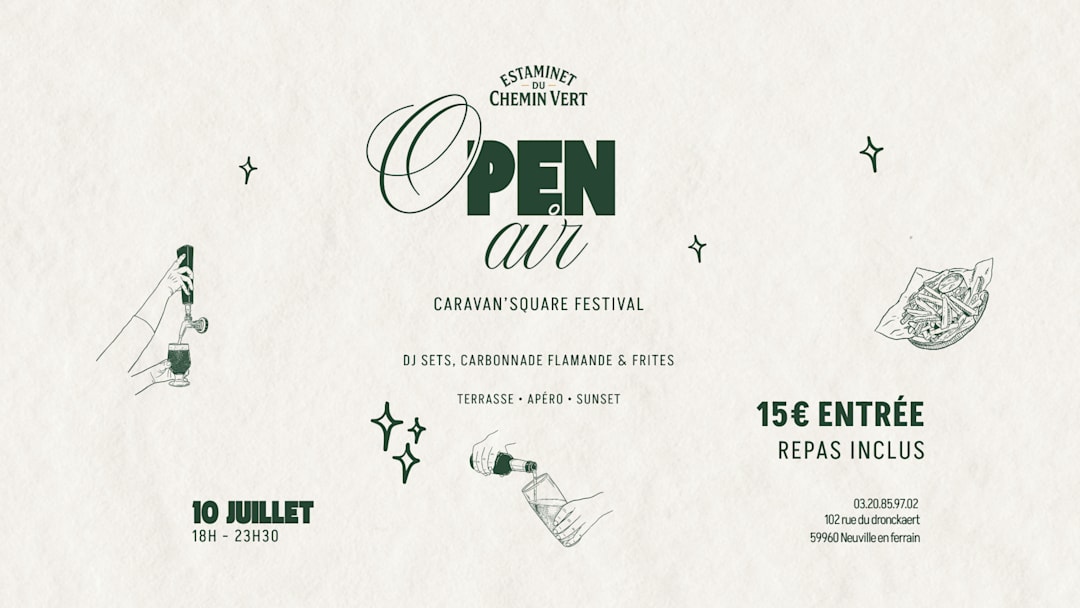 OPEN AIR – Estaminet du Chemin Vert