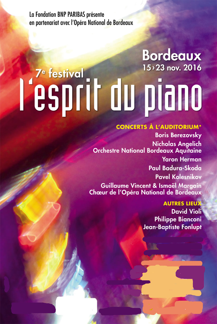 PHILIPPE BIANCONI - FESTIVAL ESPRIT DU PIANO 2016