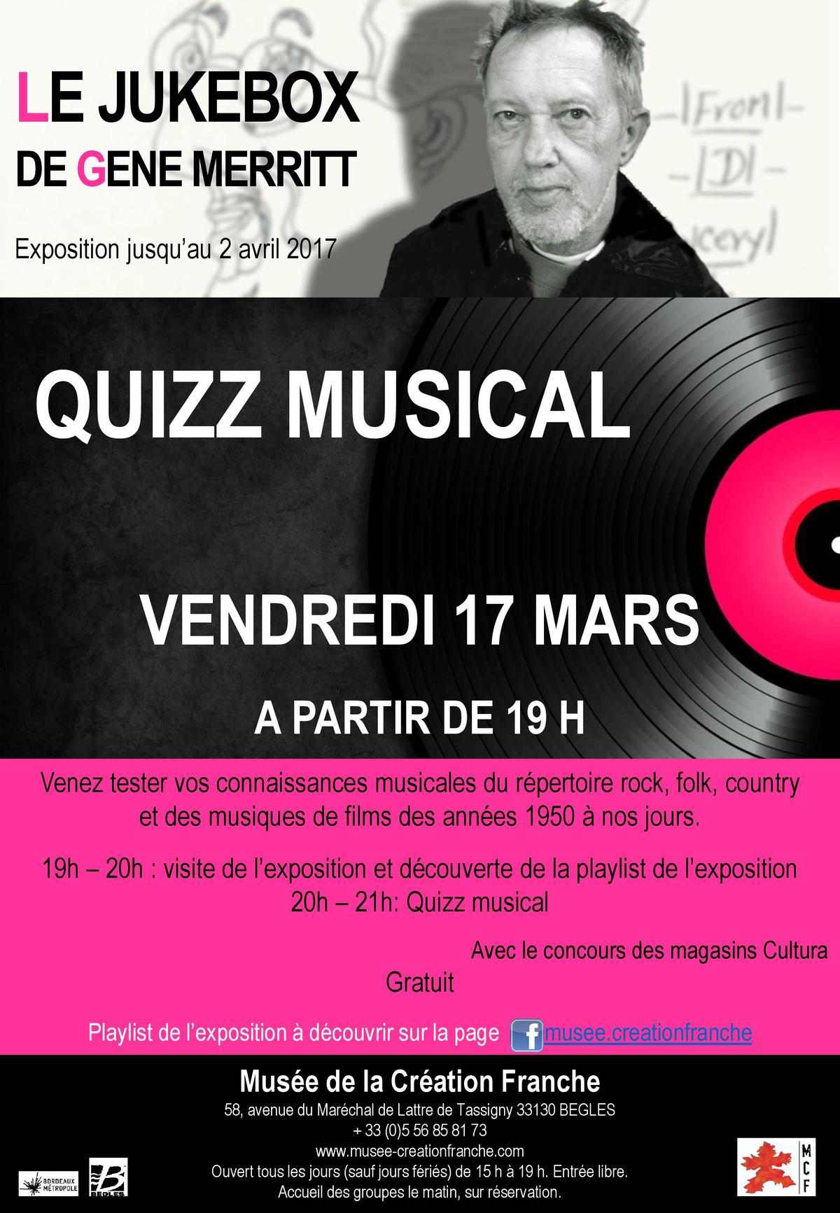 Quizz musical : Dans le jukebox de Gene Merritt
