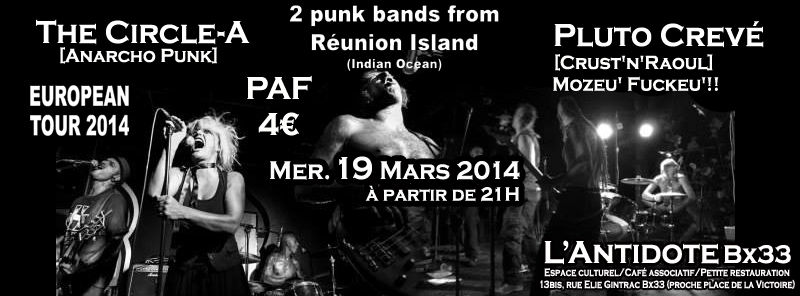 SOIREE PUNK/ROCK FROM REUNION ISLAND