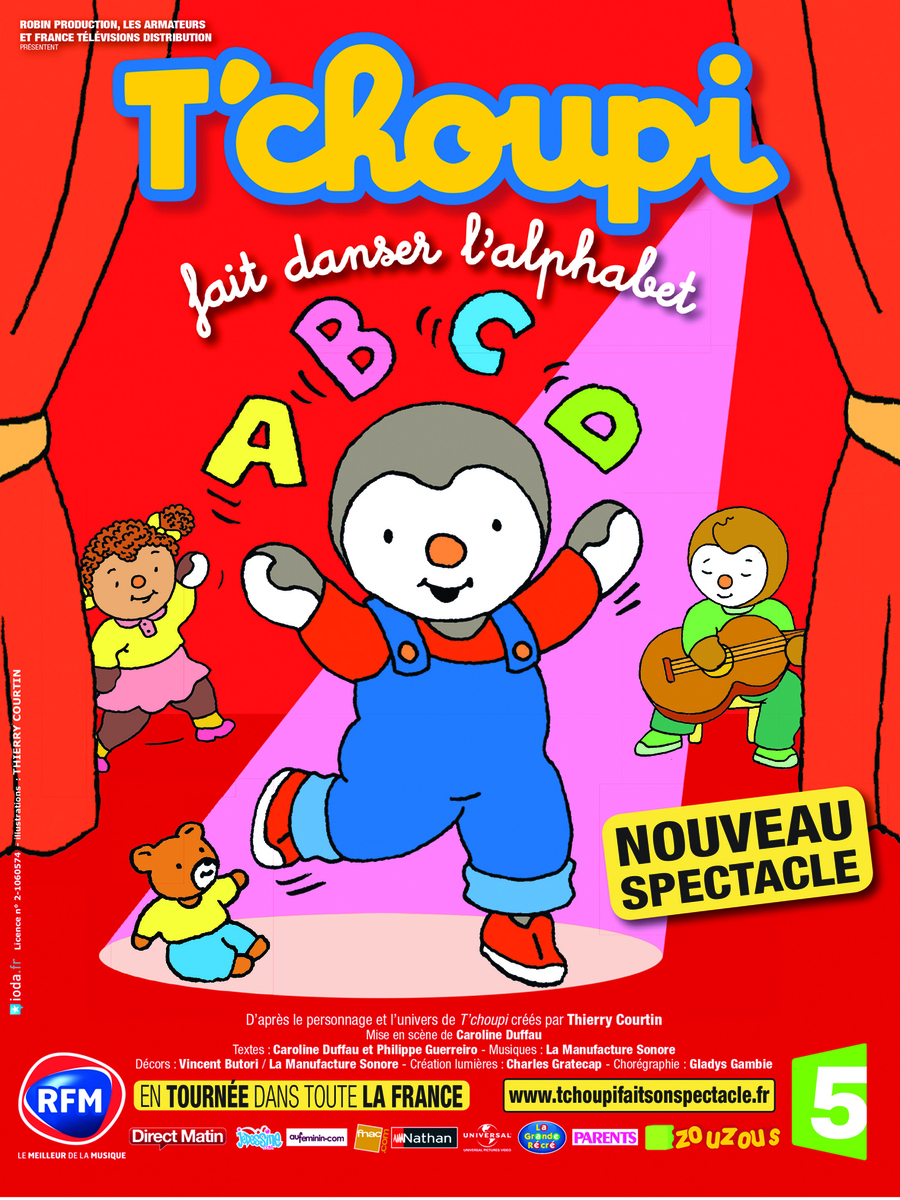 T'choupi Fait danser l'alphabet