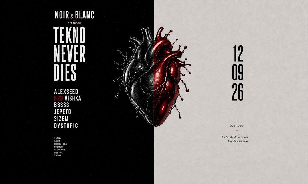 Tekno Never Dies - Noir & Blanc