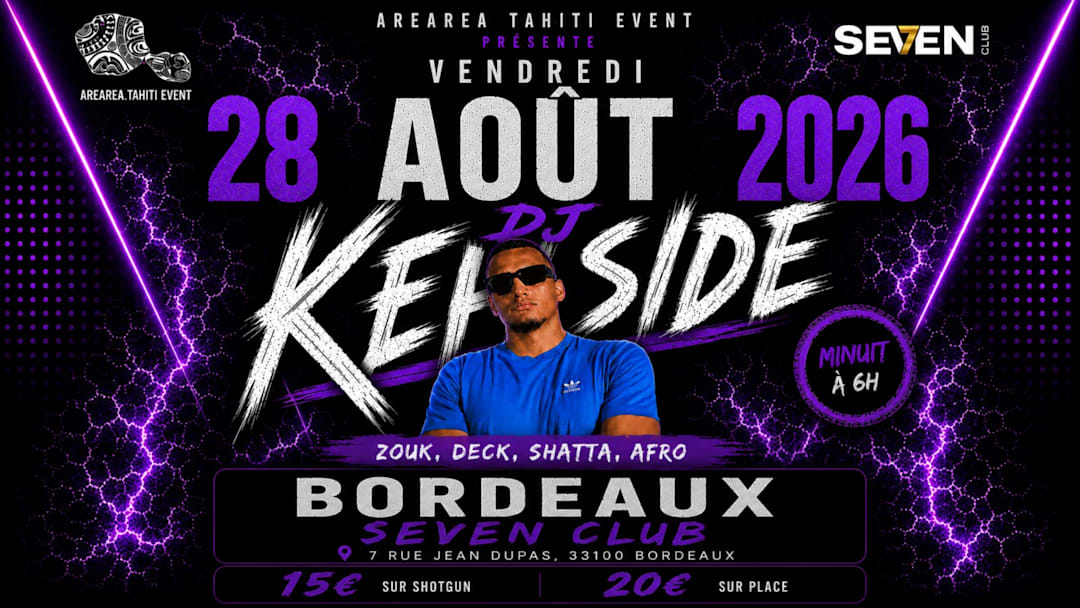 DJ Kenside - Tournée 2026-2027