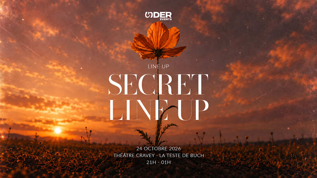 Under Events w/ secret line-up